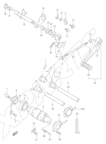 Billede til varegruppe GEAR SHIFTING (MODEL V/ W)