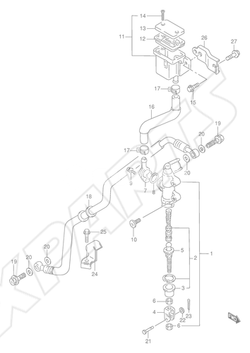 Billede til varegruppe REAR MASTER CYLINDER