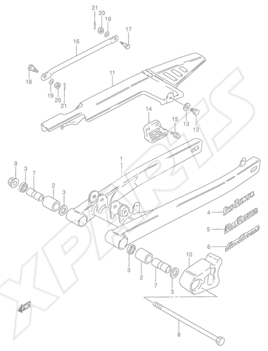 Billede til varegruppe REAR SWINGING ARM