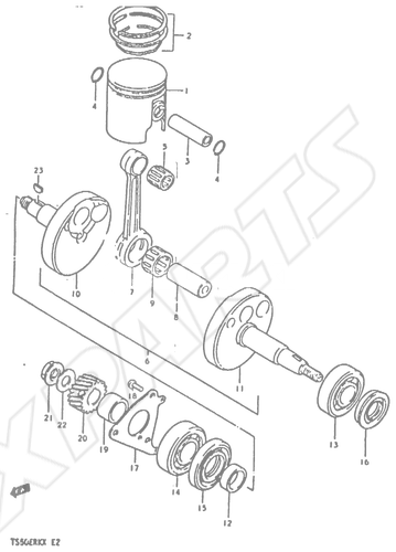 Billede til varegruppe PISTON - CRANKSHAFT