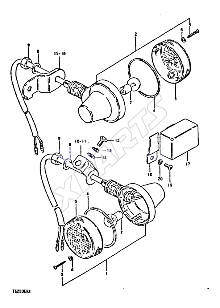 Billede til varegruppe TURN SIGNAL LAMP (E22)THIS PAGE TO BE DISUSED I N YOUR MARKET.