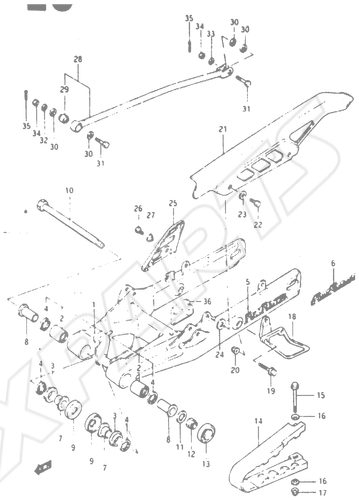 Billede til varegruppe REAR SWINGING ARM