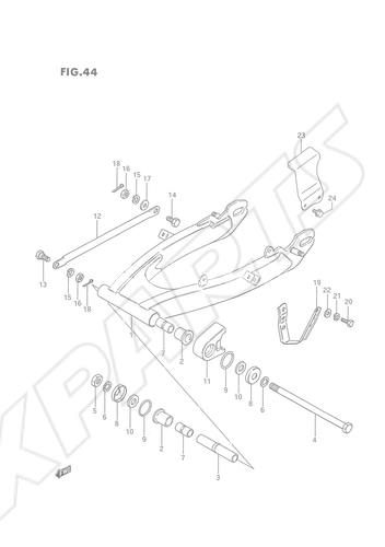 Billede til varegruppe REAR SWINGING ARM