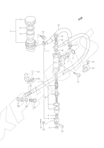 Billede til varegruppe REAR MASTER CYLINDER