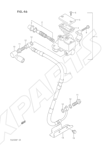 Bild für Kategorie FRONT MASTER CYLINDER (E2,E4)