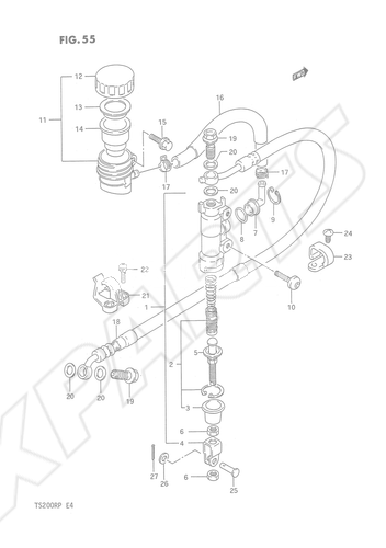 Bild für Kategorie REAR MASTER CYLINDER