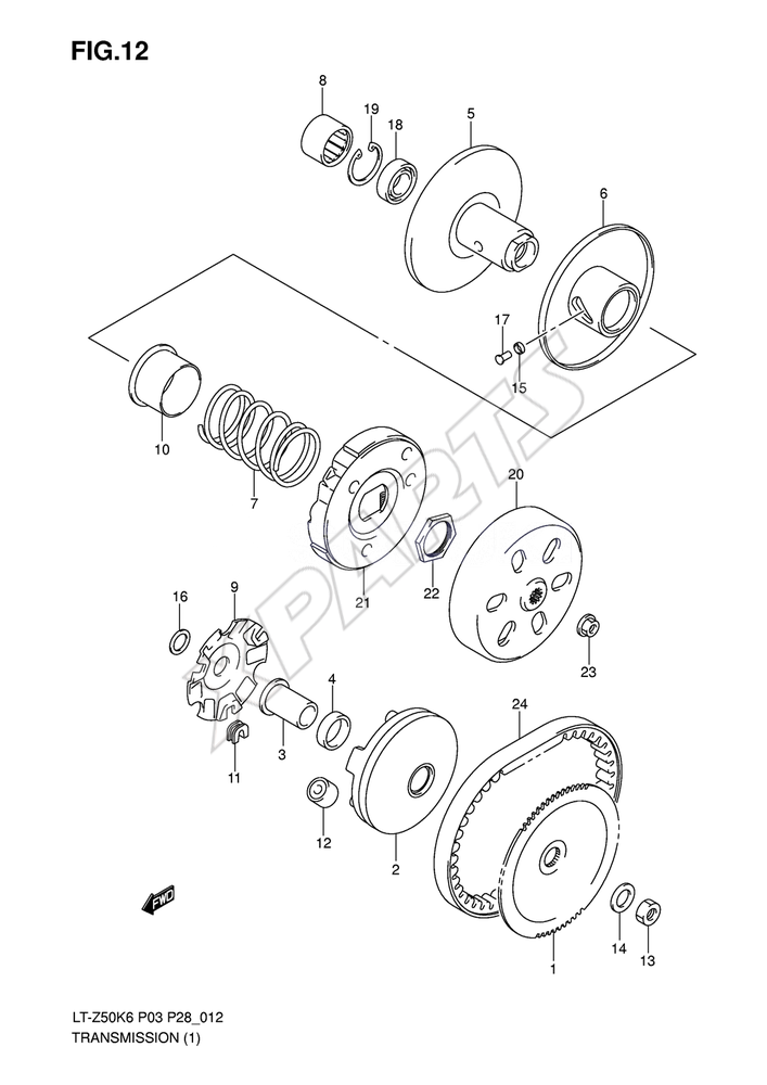 Bild für Kategorie SEAT TAIL COVER (MODEL K9/ L0)