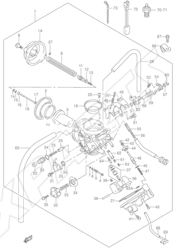Billede til varegruppe CARBURETOR (MODEL K1/ K2/ K3/ K4)
