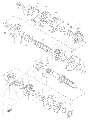 Billede til varegruppe TRANSMISSION (MODEL K5)