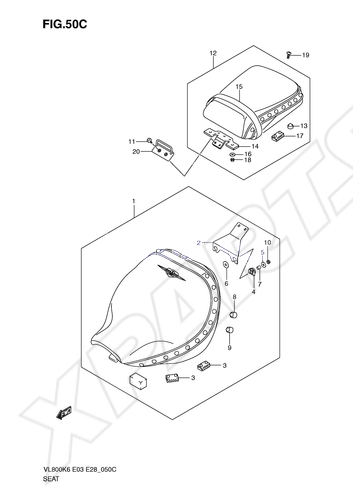 Billede til varegruppe SEAT (VL800TK9/ TL0)