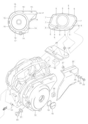 Bild für Kategorie CRANKCASE COVER