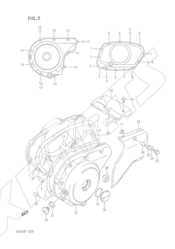 Billede til varegruppe CRANKCASE COVER