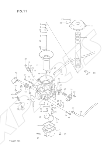 Billede til varegruppe CARBURETOR (REAR)