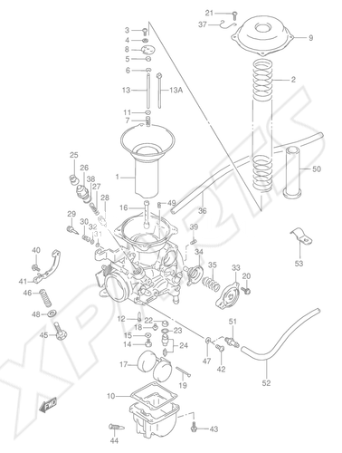 Billede til varegruppe CARBURETOR (REAR)