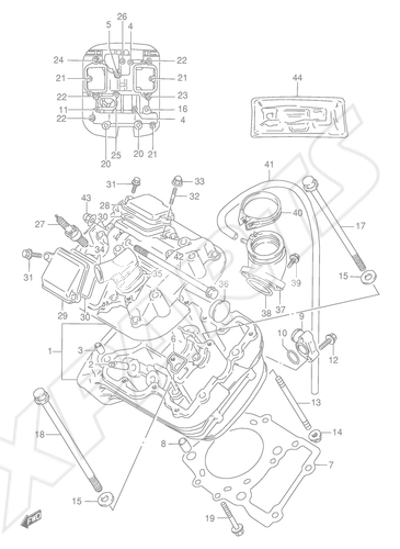 Bild für Kategorie CYLINDER HEAD (FRONT)