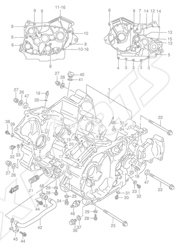 Bild für Kategorie CRANKCASE